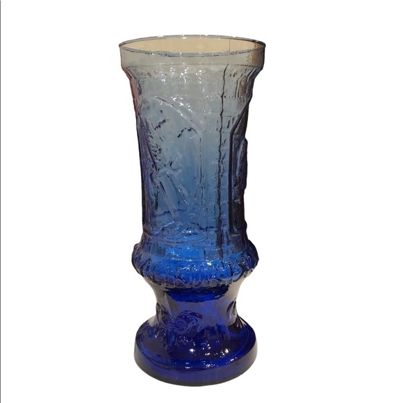 Colbalt Blue Beer Glass - Picture 1 of 4